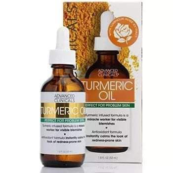 Advanced Clinicals Turmeric Oil for face