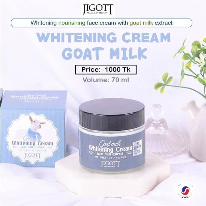 Jigott goat milk whitening cream